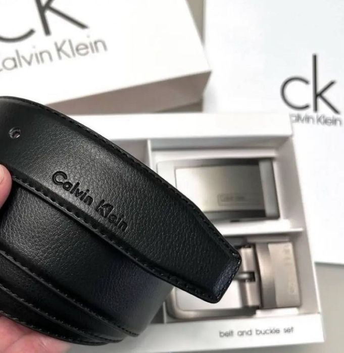 Calvin Klein ОРИГИНАЛ ремень Кэлвин Кляйн ремінь пояс ремінець 2 пряжк