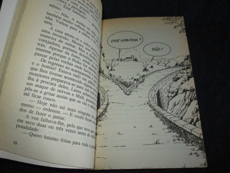 Livro Uma Aventura na Casa Assombrada 1ª edição Caminho