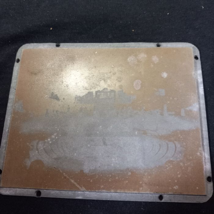 Duas zinco gravuras vintage