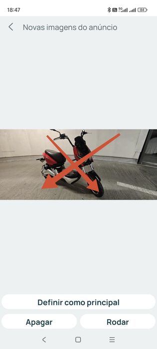 Vende esta mota elétrica