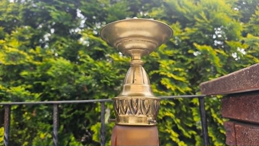 Art deco mosiężny plafon do salonu,łazienki,holu werandy,kuchni,wys.37 cm