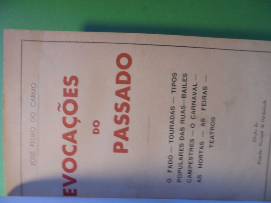 Carmo (José Pedro do);Evocações do Passado