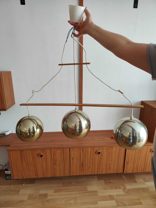 Lampa złota potrójna
