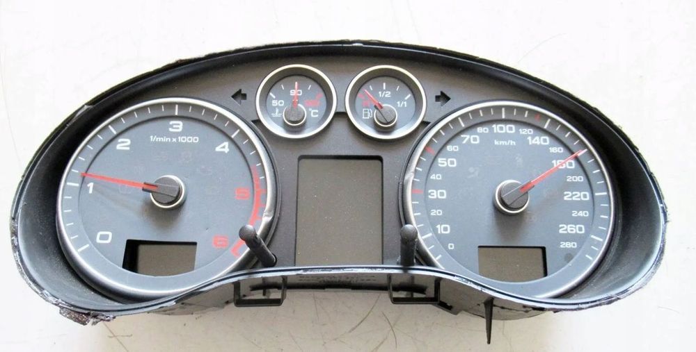 AUDI A3 8P SPORTBACK LIFT TARCZA ZEGAR EURO