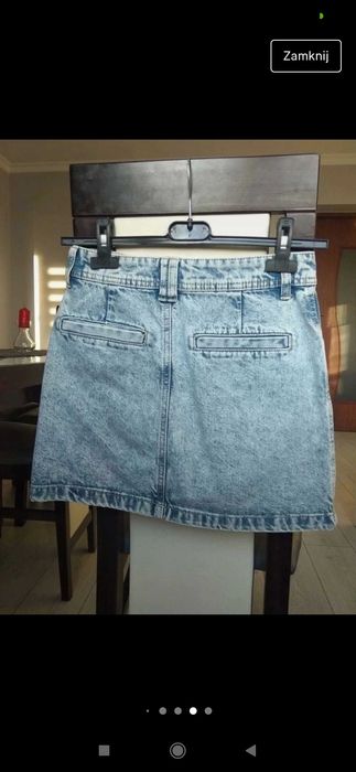 XXS Spódniczka dżinsowa jeansowa nowa bez metki xxs