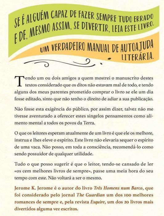 Tudo o que Não Precisa de Saber sobre a Vida de JK Jerome [Portes Inc]