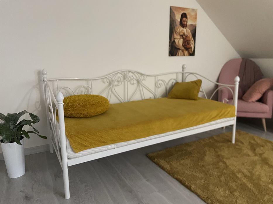 Łóżko z materacem – IDEALNY stan – 450zł