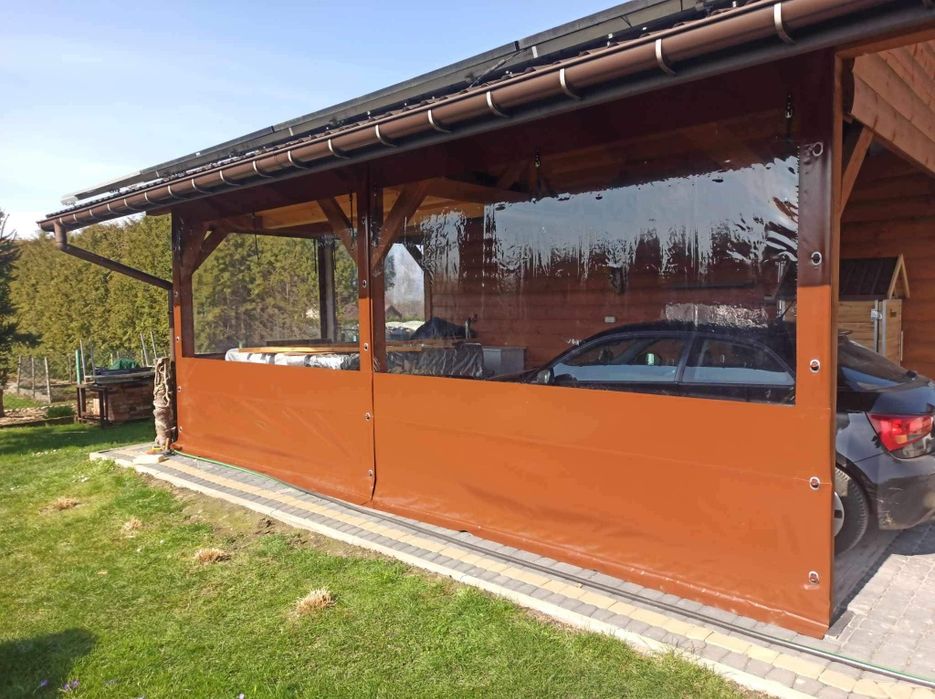 Plandeki na altany tarasy lokale altana taras Plandeki osłony