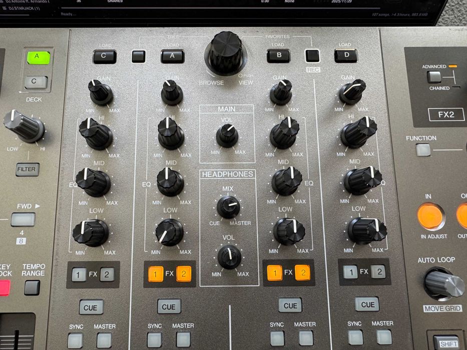Kontroler dj Pioneer DDJ-T1 w idealnym kartonowym stanie plus osłona decksaver