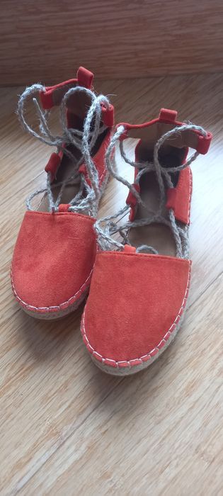 Pomarańczowe Espadryle