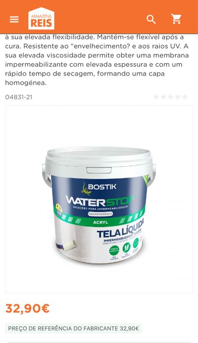 Aquastop Bostik Tela Liquida Transparente