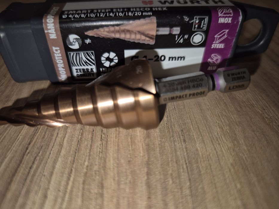 Wiertło stopniowe wurth