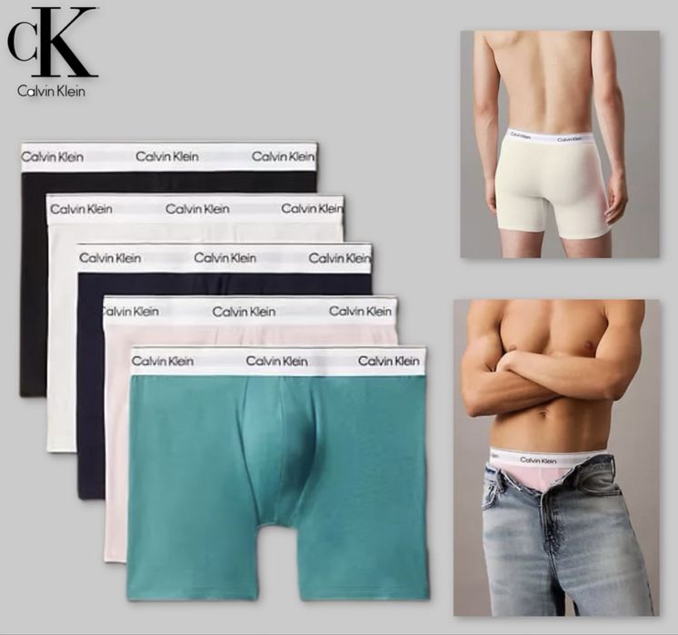 Набір чоловічі труси боксери Calvin Klein упаковка 5шт
