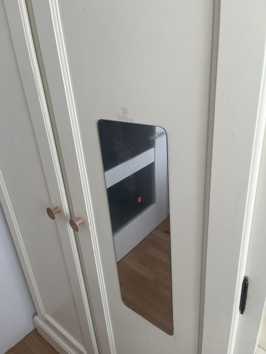 Szafa dziecieca, drewniana biała, kremowa. Nie Ikea
