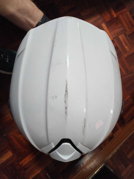 Capacete CMS Branco - Ideal para Práticas e Principiantes