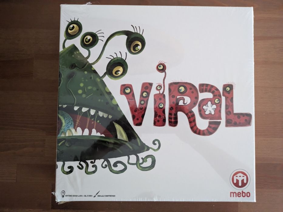 NOVO e SELADO - Jogo de Tabuleiro Viral