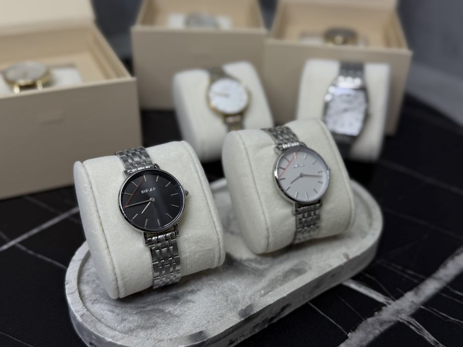 Акція жіночий годинник Burker золото срібло подарунок для дівчини