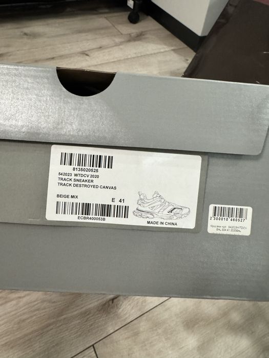 Мужские оригинальные кроссовки Balenciaga размер 41