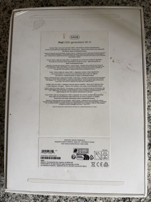 IPAD 10 generation wi-fi