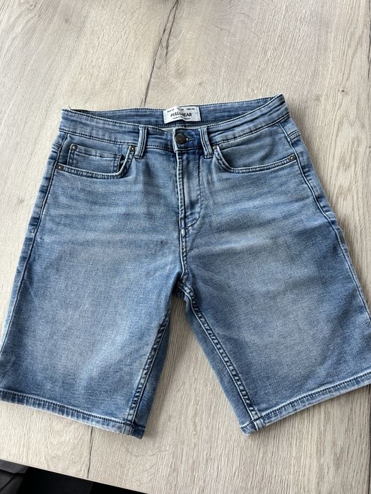 Szorty męskie pull & bear jeansowe miękkie 38 30