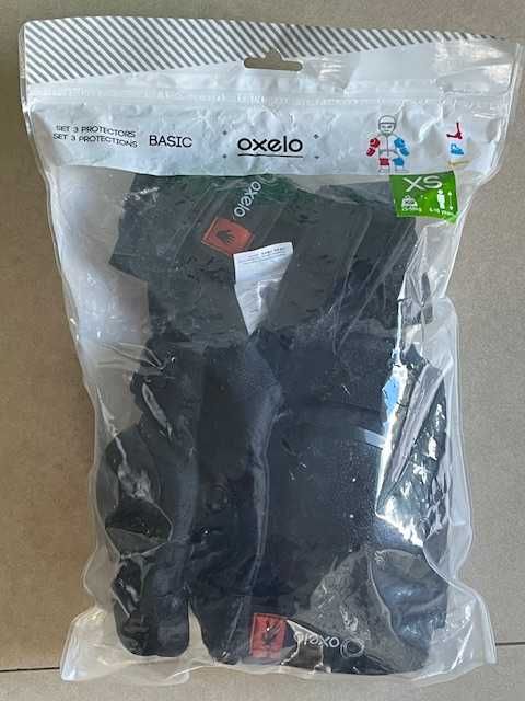 Patins Criança Roxos 4 Rodas, Protecoes e Capacete