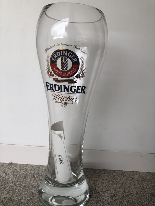 Copo Cerveja Erdinger / Exclusiv - Glas 3,0L   (Novo com caixa)