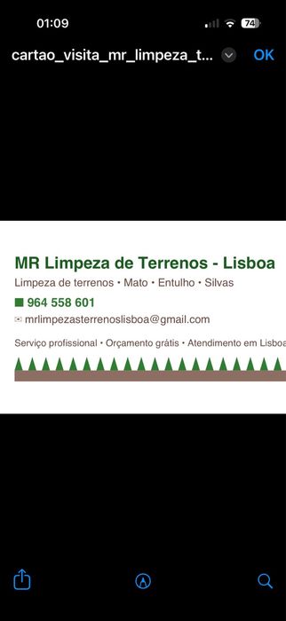 Limpeza de entulho e vegetação