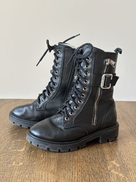 Боти дитячі шкіряні чорні