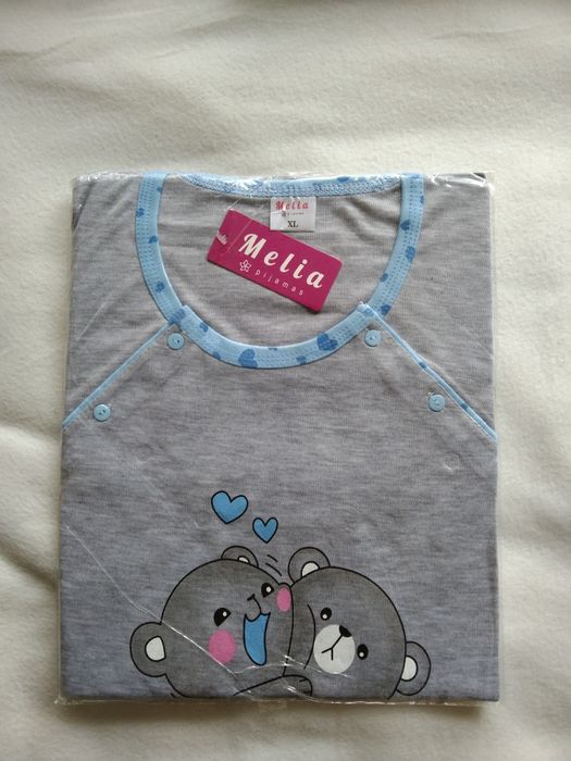 XL koszula ciążowa do karmienia do porodu szpitala rozpinana odpinana