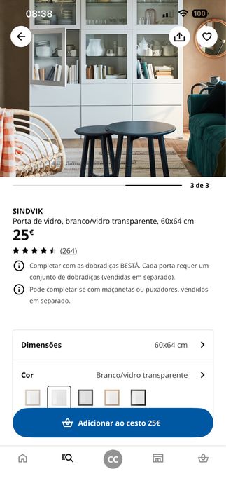 3 portas para movel Bestä