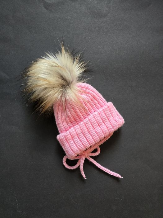 Czapka zimowa dla noworodka 0-3 miesiąca