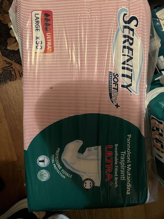 Памперси для дорослих 2 пачки і 2 пачки пеленок