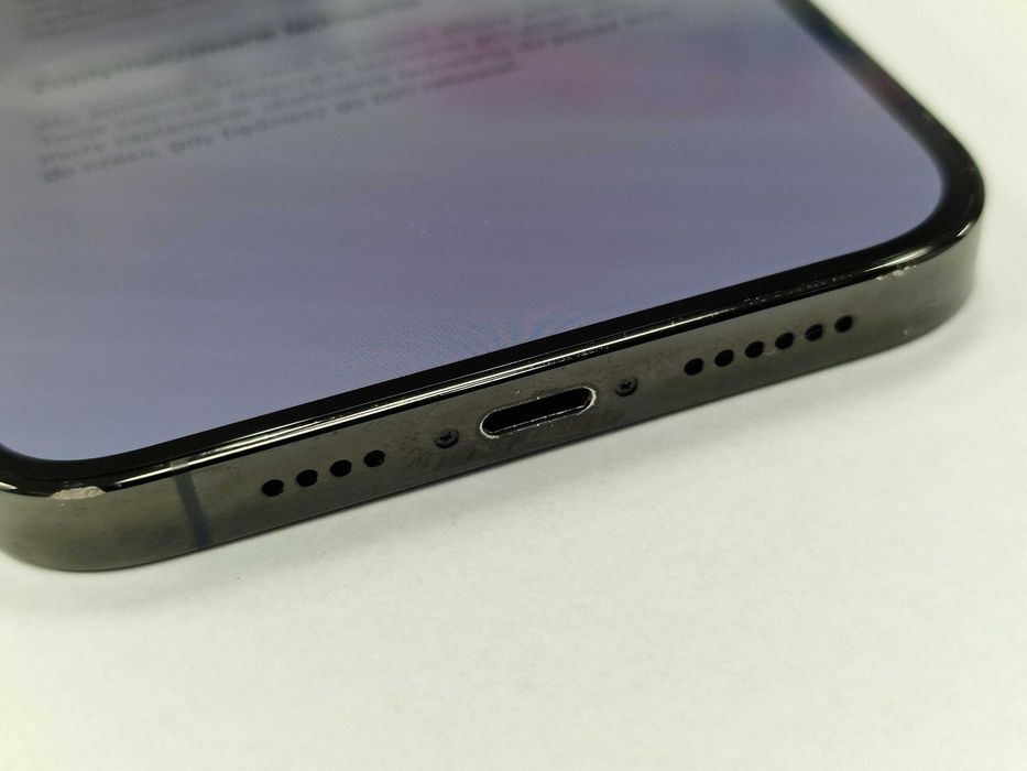 Iphone 14 PRO MAX 128GB/ Space Black/ BAT 76%/ Grade B + ładowarka