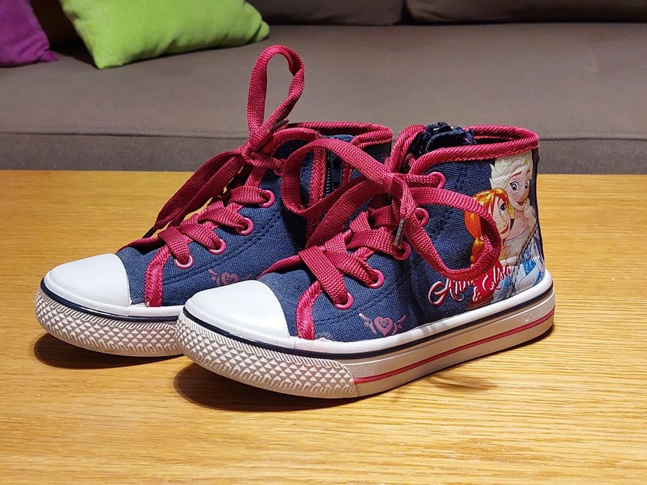 Trampki wysokie Disney Frozen Elza buty dziecięce 28