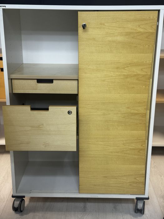 Duża mobilna szafka biurowa na kółkach EDSBYN Szwecja