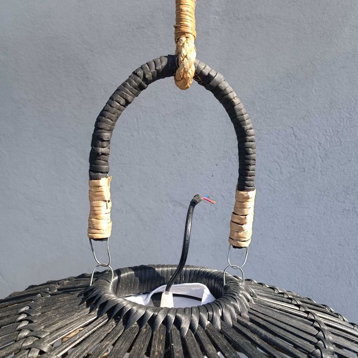 Lampa wisząca Riviéra Maison San Carlos bambus kosz lampa sufitowa