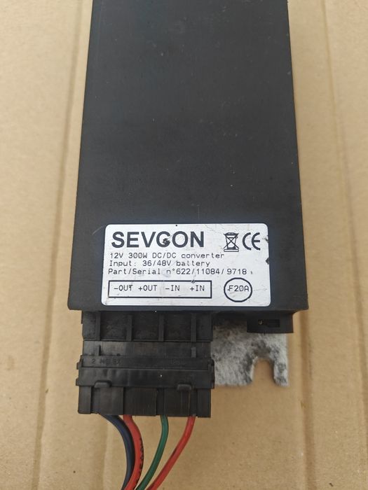 Przetwornica Sevcon 36v/48v - 12v 300w Melex Aixam
