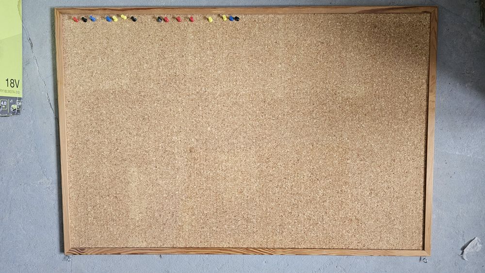 Tablica korkowa 90x60 cm DUŻA Tanio W-wa