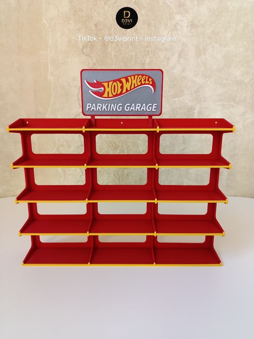 -10% ‼️Стенд-гараж для машинок 1:64 Hot Wheels, Matchbox та інших