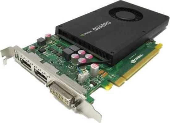 Placa gráfica NVIDIA Quadro K2000 2GB GDDR5 PCIe DP DVI HDCP Funcionar