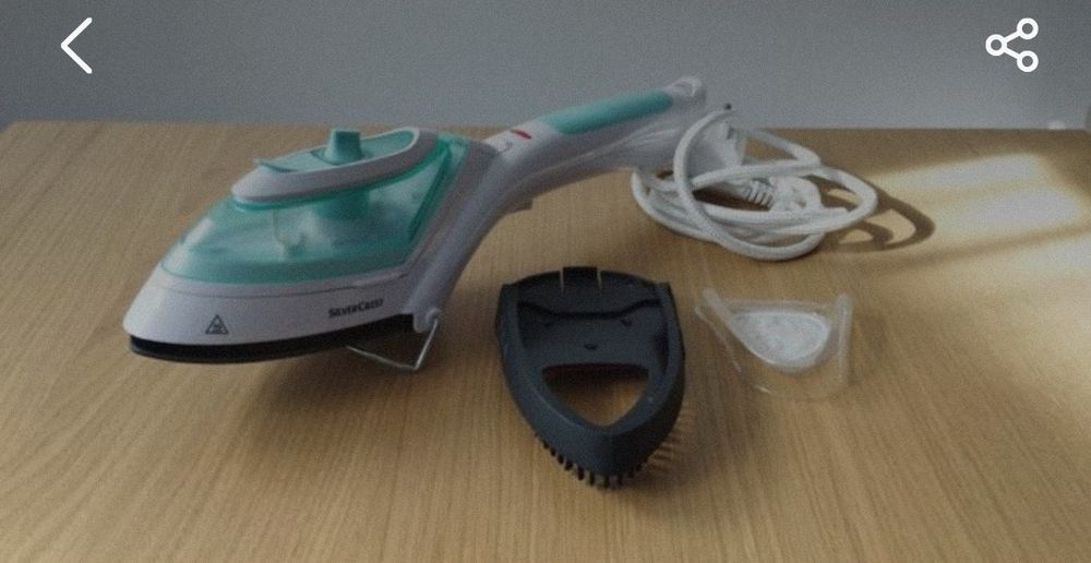 ferro de engomar vertical, varinha mágica, balança, batedeira