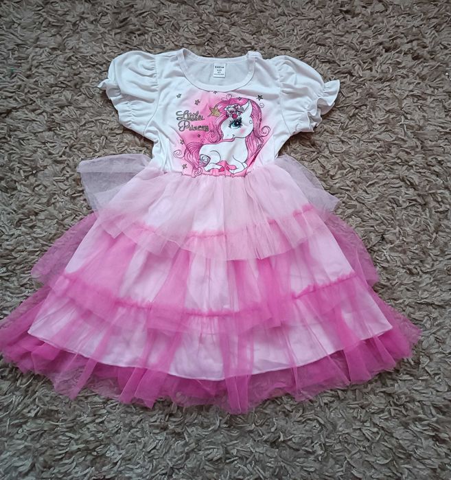Sukienka sukieneczka kucyk Pony na 4 lata (98/104 cm)