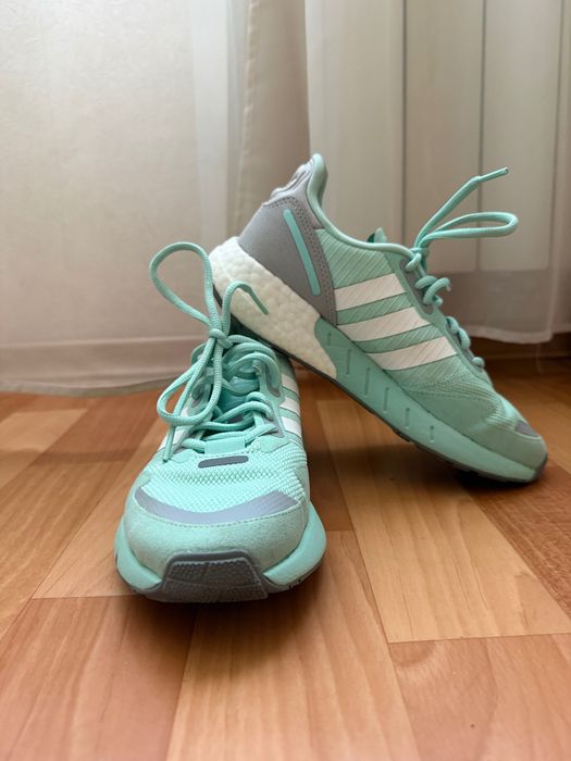 adidas ZX 1K Boost 'Bold Logo Graphic - Clear Mint'
