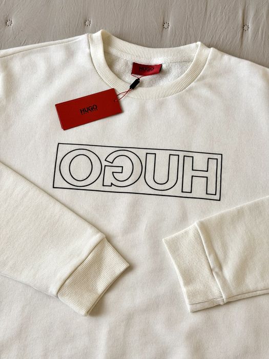 Світшот Hugo boss білий XXL