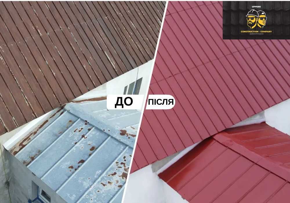 Фарбування дахів Львів та Львівська область / Покраска верхів Миття