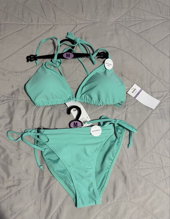 Nowy stroj kapielowy bikini sinsay mietowy M 38