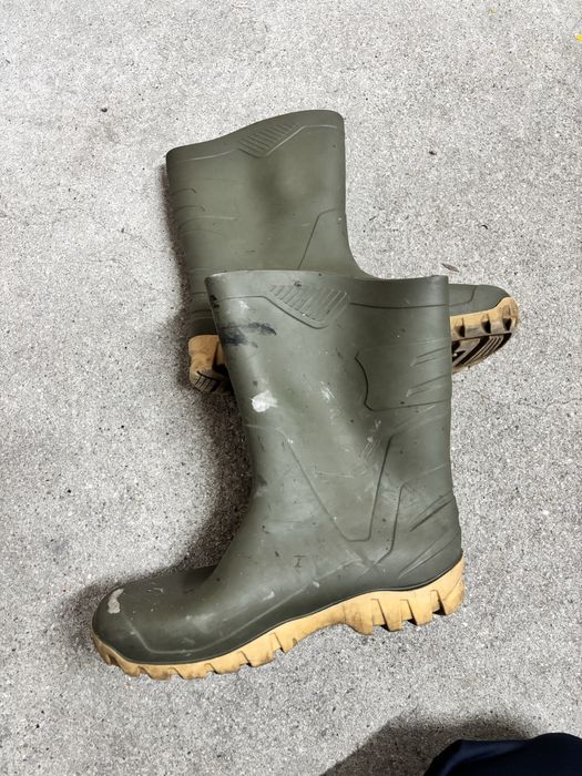 Galochas Dunlop verdes