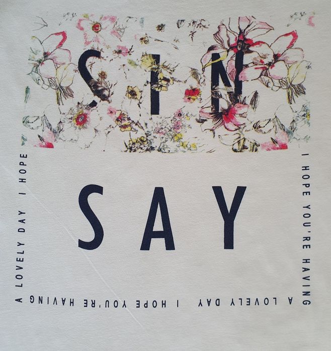 T-shirt, koszulka, Sinsay, rozmiar XS