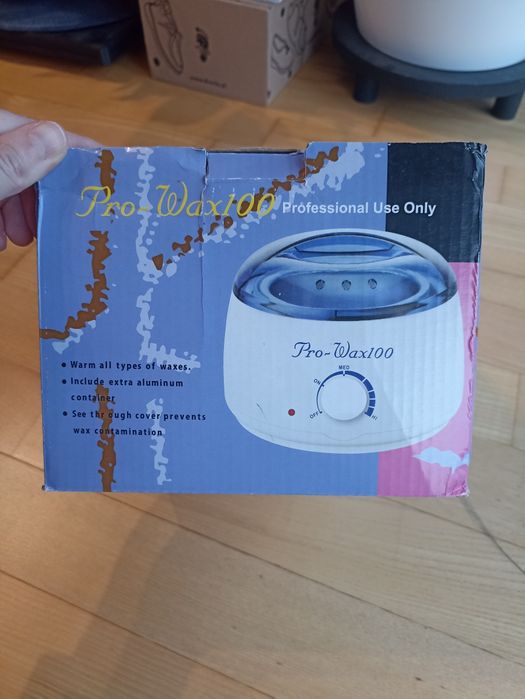 Podgrzewacz do wosku, wosk, szpatułki