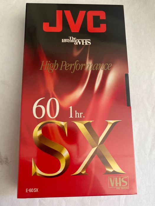 Kasety VHS JVC 60 min nowe
